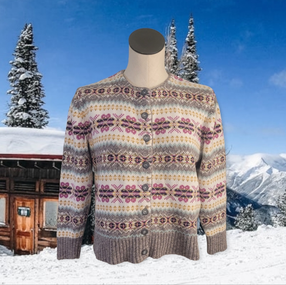 Y2K Cottage Cardigan Sweater
